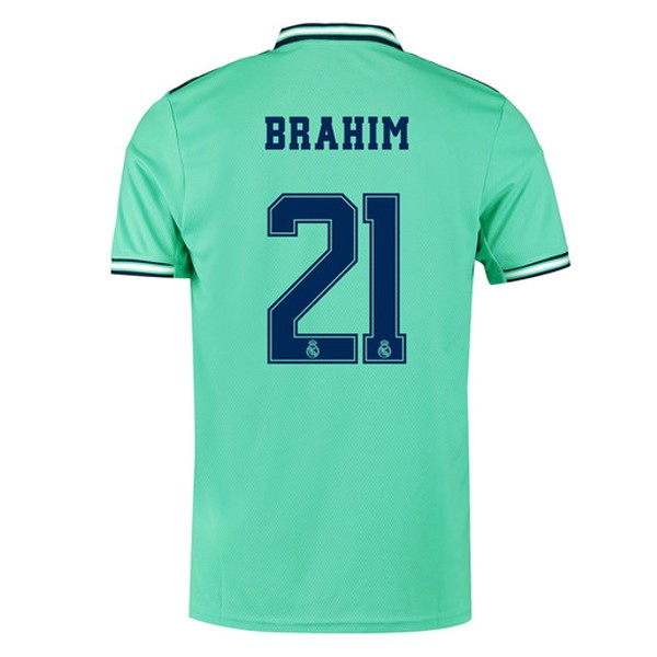 Camiseta Real Madrid NO.21 Brahim Tercera equipación 2019-2020 Verde